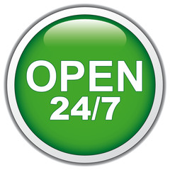 OPEN 24 7 ICON