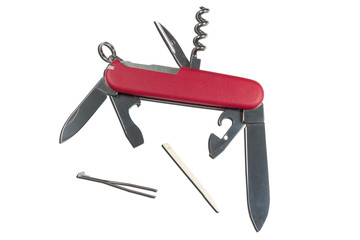 Knife with tools