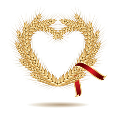 Wheaten heart