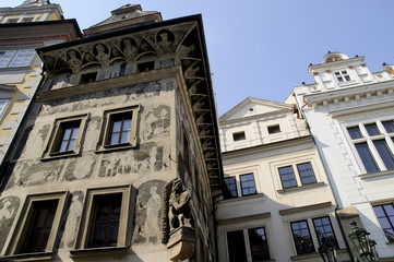 14th Century building in Prague Czech Republic
