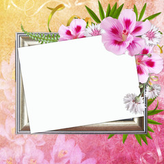 Framework for invitation or congratulation.