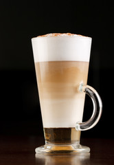 Coffee Latte in a glass