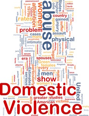 Domestic violence concept diagram