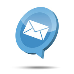 3d sealed envelope icon