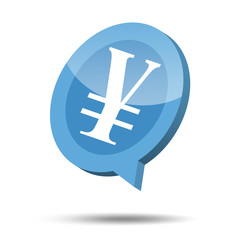 3d yen icon