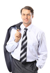 businessman isolated on white bacground