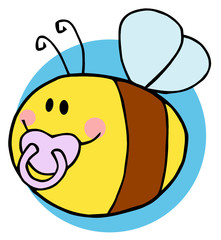 Flying Baby Bee Character
