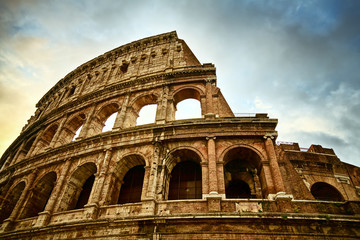 Naklejka premium Colosseum in Rome, Italy