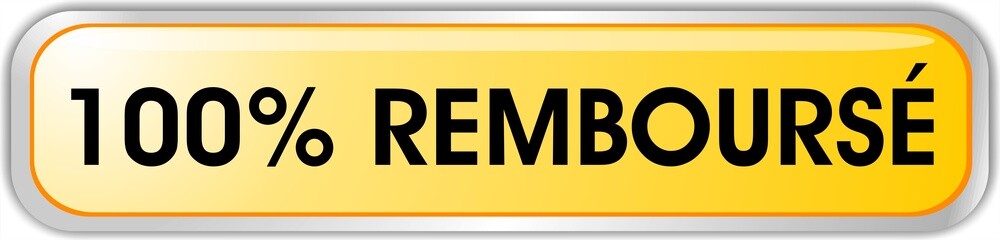 bouton 100% remboursé