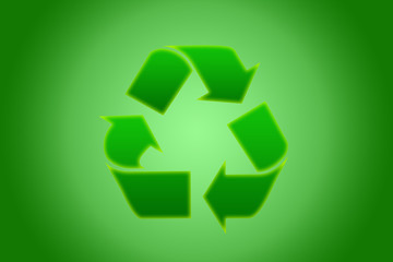 Obraz premium Recycle green symbol