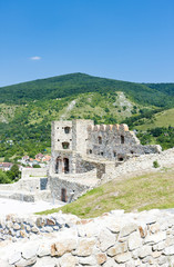 Fototapeta na wymiar ruins of Devin Castle, Slovakia