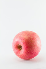 Red apple isolated on white background