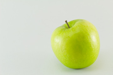 Green apple isolated on white background
