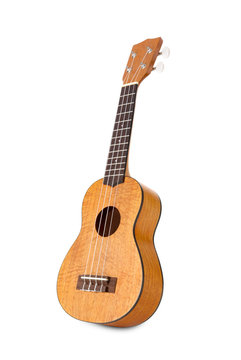 Ukulele auf wei&szlig;em Hintergrund