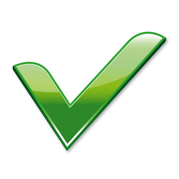 ic&ocirc;ne validation, vert, v