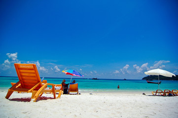 boat and beach of THAILAND