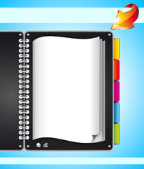 rtistic Colorful WebSite template with space for text