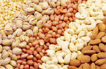 various nuts