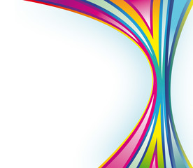 Rainbow Spring Background for Cards