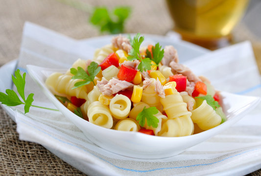 nudelsalat mit thunfisch
