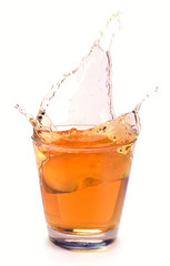 apple juice splash