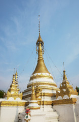 Fototapeta premium Wat Jong Klang in Mae Hong Son