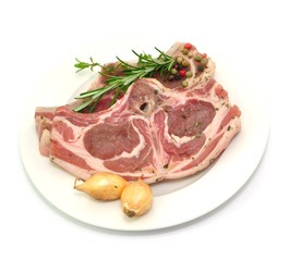 Kräuter, Lammfleisch