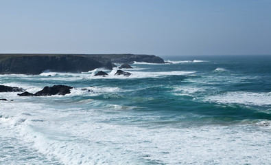 Fototapeta premium Vagues plage du Donnat Belle-ile-en-mer