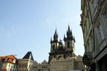 The Church of Our Lady before Týn  in Prague Czech Republic