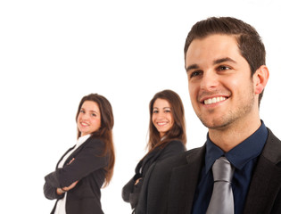 Handsome businessman