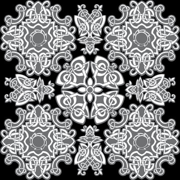 Celtic vector ornamental pattern.