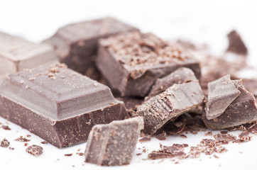 copeaux et chocolat noir