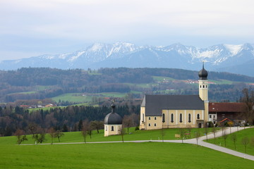 Wallfahrtskirche Wilparting am Irschenberg