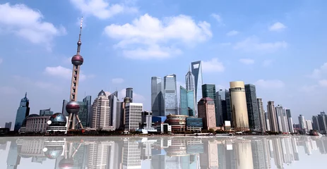 Papier Peint photo autocollant Shanghai Shanghai le bund.