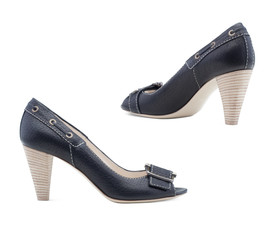 Women's shoes  on a white background.