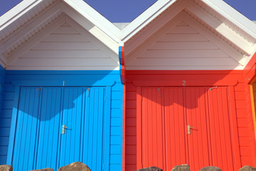 Beach huts
