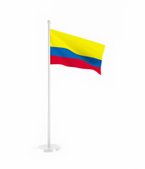 3D flag of Colombia
