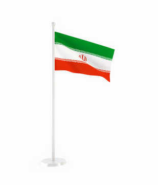 3D flag of Iran