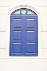 closed Purple Thai style window