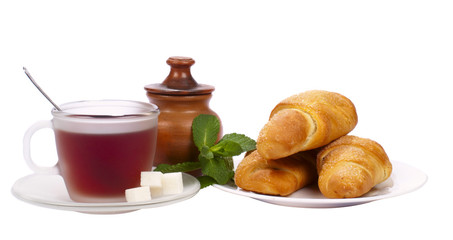 Still life  with tea