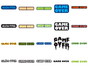 game over buttons © Style-o-Mat-Design