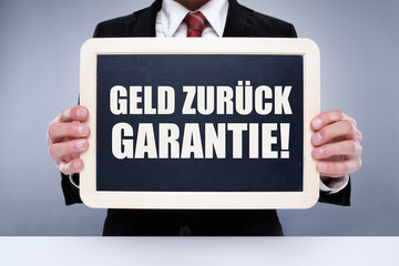 Geld zurück Garantie