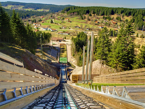 TREMPLIN DE SAUT A SKI