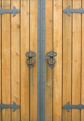 wooden gates