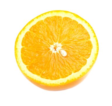 orange with seeds