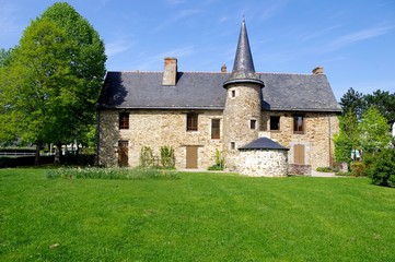 Fototapeta na wymiar Rennes, le manoir des Hautes Chalais