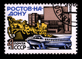 Postage stamp.