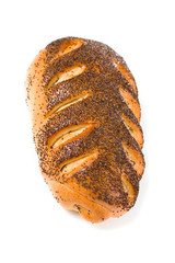 Loaf of bread with poppy seeds