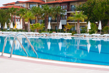 Water pool - vacation background