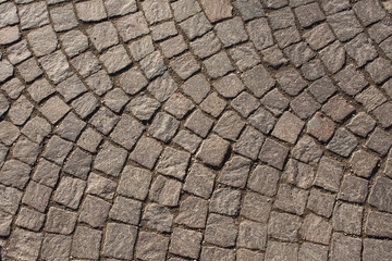 Background from road pavement